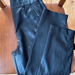 Women’s Black Leather Pants - Babaton